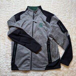 Colosseum Zip Up Michigan State Spartans Men's Jacket Size XL